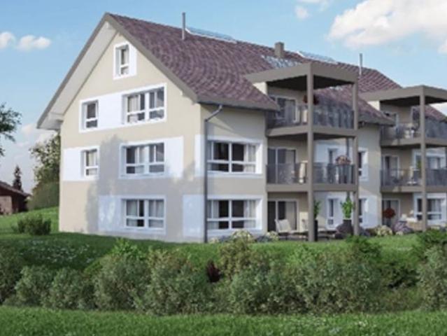 Neubau 2027: 150 m² Wohnfläche auf zwei Etagen, offene Galerie mit freistehender Badewanne und Minergie Standard
