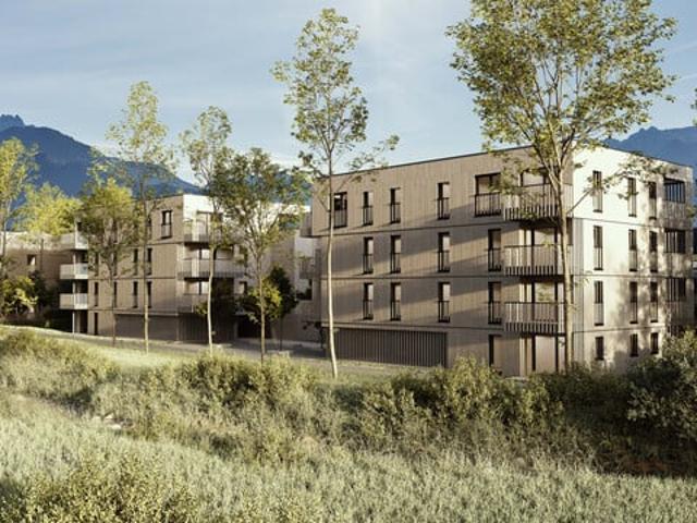 NEUBAU 2027 / 2028: 2 Zimmer Gartenwohnung in Bludesch Exklusives Wohnen am Schwarzbach