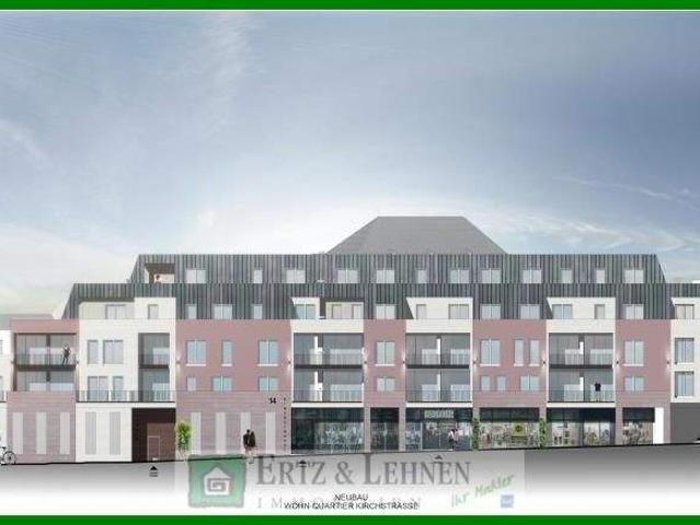 Neubau! 2 ZKB Wohnung mit Balkon in der Innenstadt!