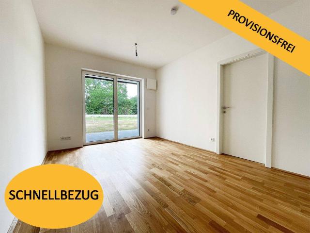 Neubau 2 Zimmer Gartenwohnung mit 128 m² Eigengarten / Loggia / Carport und KFZ Abstellplatz in Ried im Innkreis Top 2