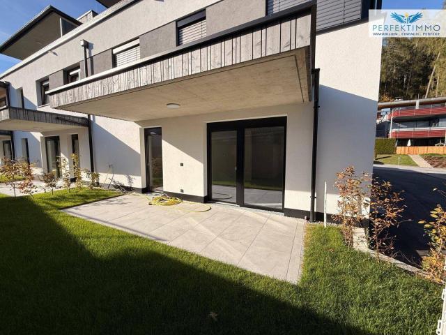 Neubau: 2 Zimmer Wohnung mit Terrasse und Garten Top 1