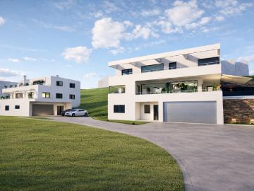 Neubau 2 Familienhaus mit Weitsicht