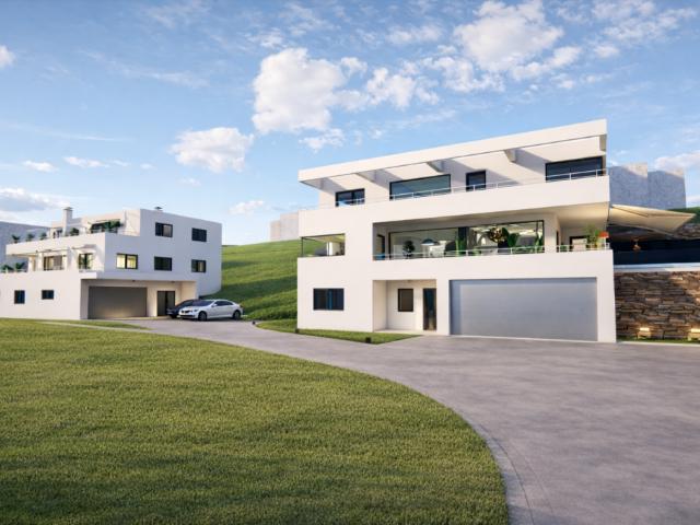 Neubau 2 Familienhaus mit Weitsicht