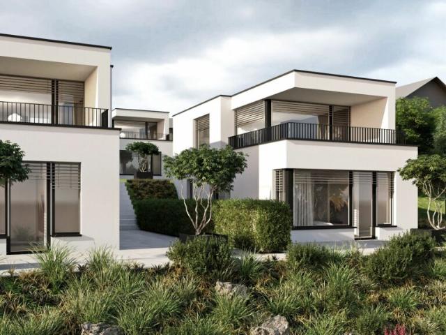 Neubau 4.5 Zimmer EFH mit Einstellhalle letztes Haus