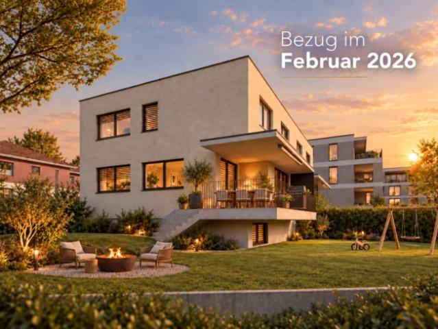 Neubau 5.5 Zi. Doppelhaushälfte an ruhiger, leicht erhöhter Lage