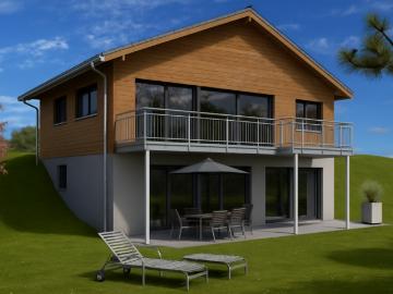 Neubau, 6.5 Zimmer Einfamilienhaus mit Weitsicht