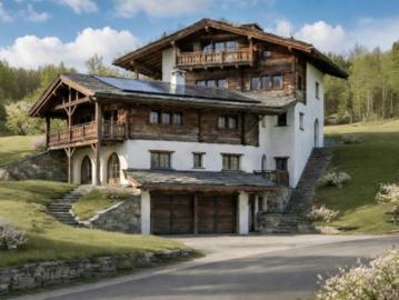 NEUBAU 6.5 Zimmer MAISSEN Haus Casas Ual ERST Wohnsitz an idyllischer Wohnlage in Ladir
