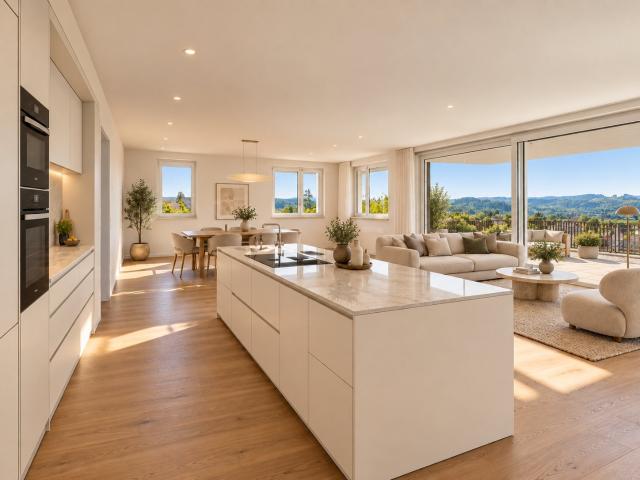 Neubau am Ölberg Panoramablick und Terrasse