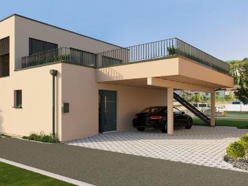 Neubau an sonniger Lage modernes 5.5 Zimmer Einfamilienhaus mit viel Licht und grosszügiger Terrasse