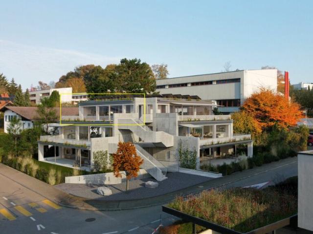 Neubau Attikawohnung mit Seesicht in Ipsach