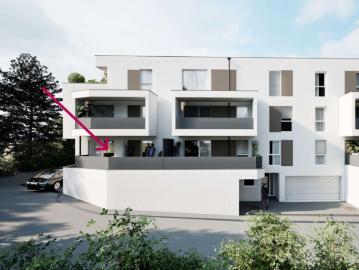 Neubau Bachgasse bezugsfertig 2 Zimmer Wohnung mit Terrasse Mitten in St. Florian