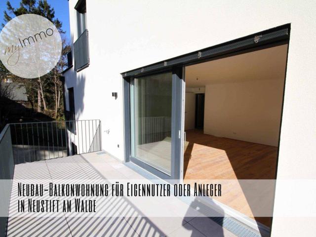 Neubau Balkonwohnung für Eigennutzer oder Anleger in Neustift!