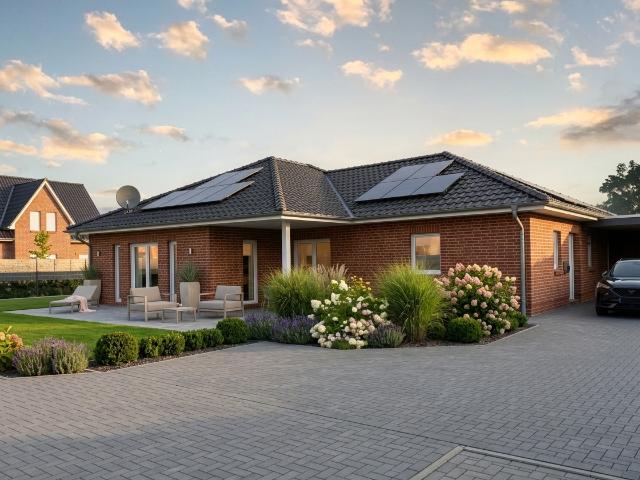 Neubau Bungalow in Schweiburg – Ruhiges Wohnen auf einer Ebene in Küstennähe!