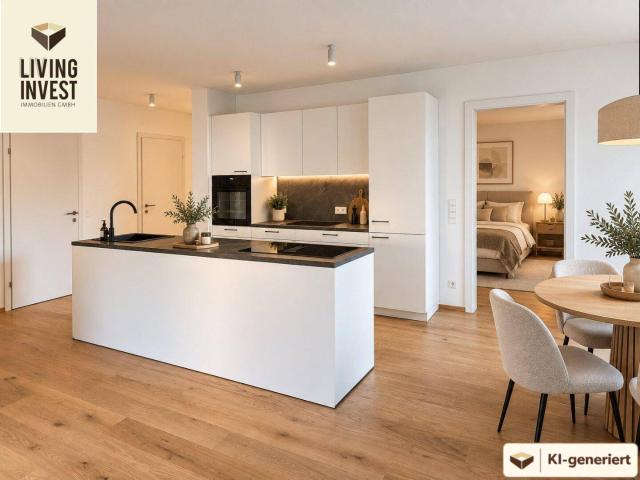 Neubau Gartenwohnung mit Homeoffice Zimmer: S Bahn in 10 Min. am Linzer Hbf