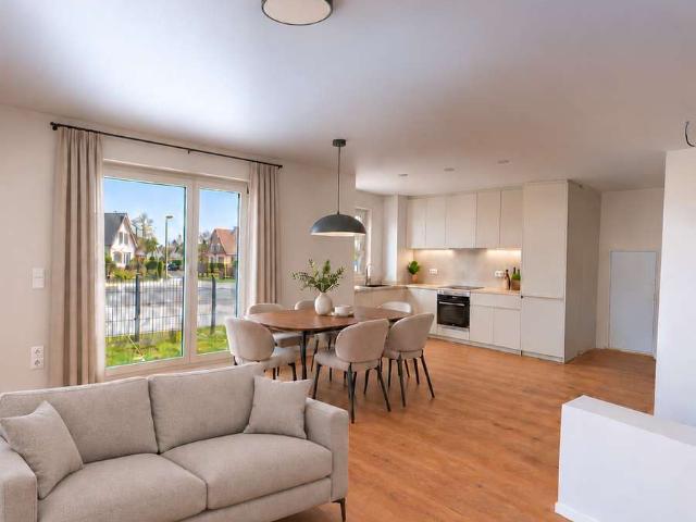 Neubau Gartenwohnung mit Südterrasse – 3 Zi 2 Bäder, KfW40, provisionsfrei