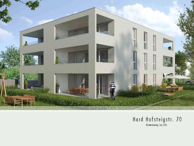 Neubau Gartenwohnung mit Terrasse, Garten & Keller in Toplage! 2 Zimmer Gartenwohnung in Hard Top A03