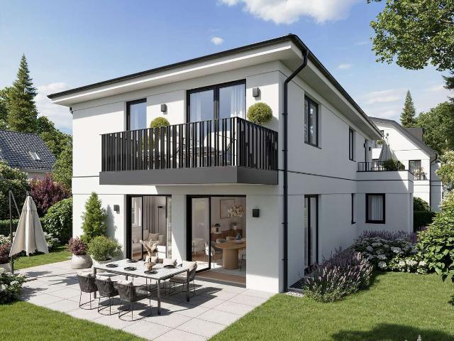 NEUBAU: Großzügige 3 Zimmer Wohnung mit direkt zugänglichem Hobbyraum und traumhaftem Garten