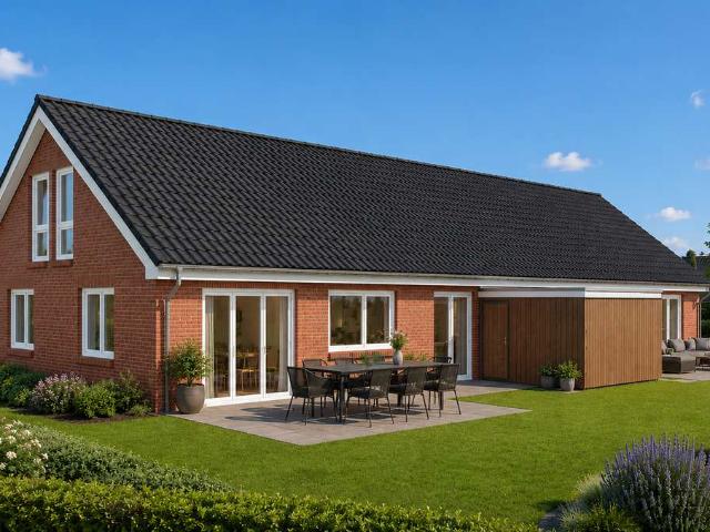 Neubau Doppelhaushälfte als Bungalow