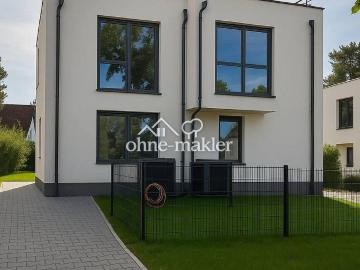 Neubau Doppelhaushälfte am Müggelsee – 122 m², Effizienzhaus A+, provisionsfrei