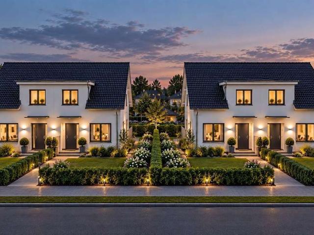 Neubau Doppelhaushälfte in Zepernick: 4 Zimmer, eigener Garten, 2 Stellplätze