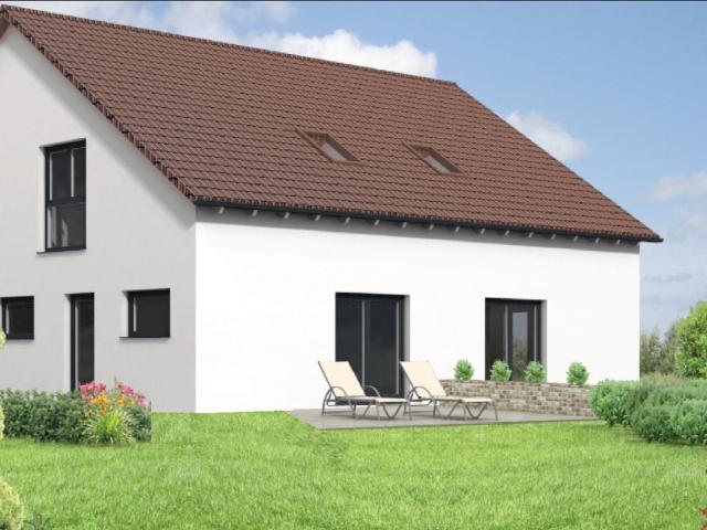 Neubau Doppelhaushälfte mit 4 Zimmern in Althengstett Erstbezug