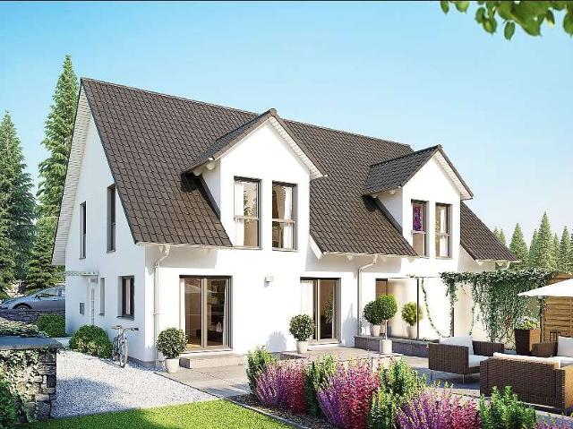 Neubau Doppelhaushälfte mit ca. 124 m² Wohnfläche auf ca. 406 m² Grundstück in Rattenkirchen