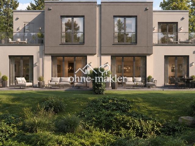 Neubau Doppelhaushälfte mit ca. 171 m² Wohnfläche, Dachterrasse & Garage