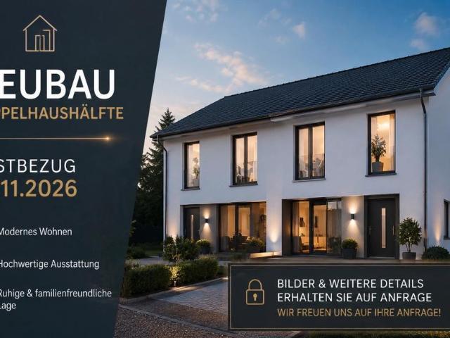 Neubau Doppelhaushälfte PV Anlage&Wärmepumpe