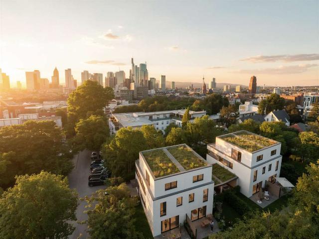 Neubau Doppelhaushälften KfW 40 in familienfreundlicher Top Wohngegend nahe Main und City