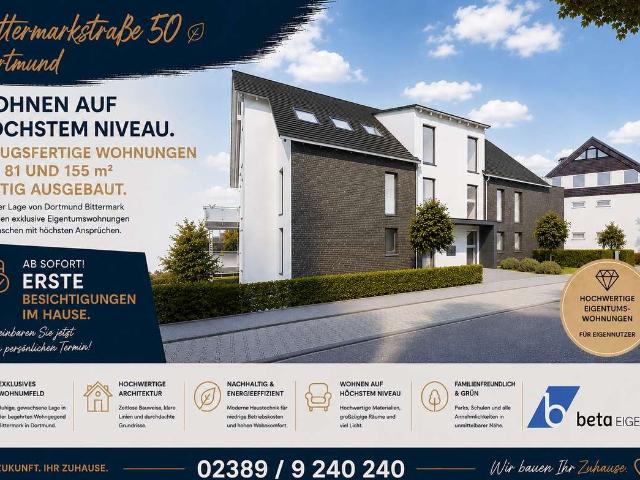 Neubau Dreizimmerwohnung im Dortmunder Süden
