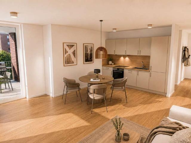 Neubau EDGE 1 Zimmer Apartment mit neuer Einbauküche in Horn Lehe
