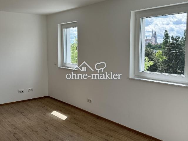 NEUBAU Effizienzhaus 40 hochwertige 2 Zimmer Wohnung mit Balkon & Domblick in Regensburg Steinweg