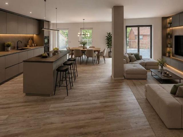 Neubau Eigentumswohnung in Hausberge mit Blick auf das Wesergebirge Provisionsfrei