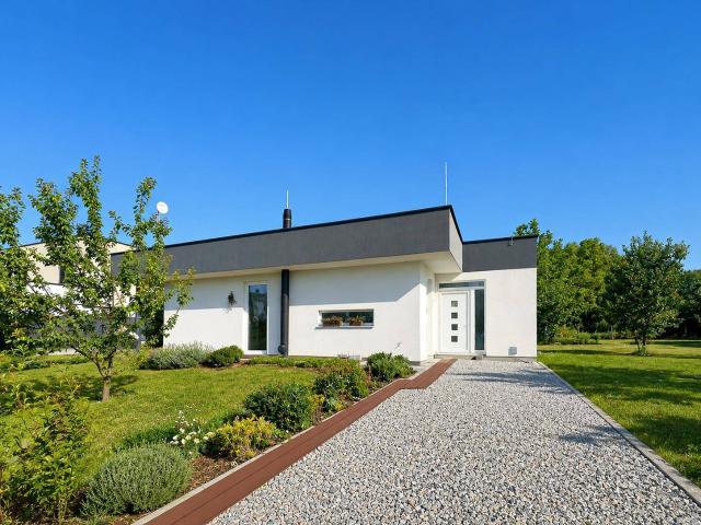Neubau eines Niedrigenergie Einfamilienhauses mit 4 Zimmern in einem ruhigen Teil von Kittsee Bebauungsplan 118,34 m², 750 m² Grundstück