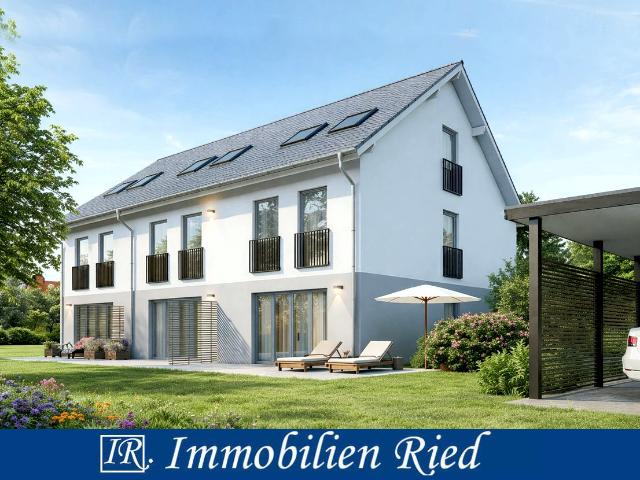 Neubau eines Reihenmittelhauses, ruhig und grün gelegen in Augsburg im schönen Stadtteil Göggingen