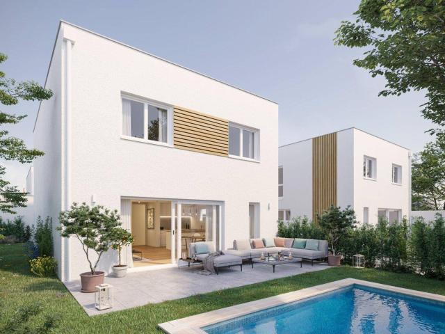 Neubau Einfamilienhaus bei Gramatneusiedl – modernes Wohnen mit Garten nahe Wien