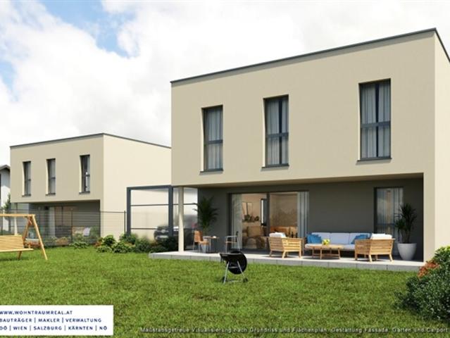 Neubau Einfamilienhaus projektiert mit Garten und Terrasse. Tolle Mühlviertler Aussicht