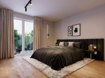 NEUBAU: Elegante 3 Zimmer Wohnung im Dachgeschoss mit Balkon