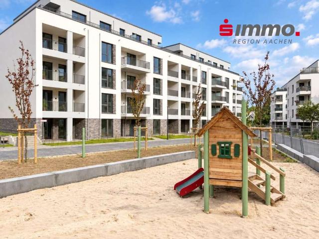 Neubau Erdgeschosswohnung mit großer Terrasse in ruhiger, beliebter Lage von Aachen Stadt
