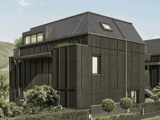 3 Zimmer Neubau Erdgeschosswohnung 84 m² mit 122 m² Privatgarten und 16 m² Terrasse