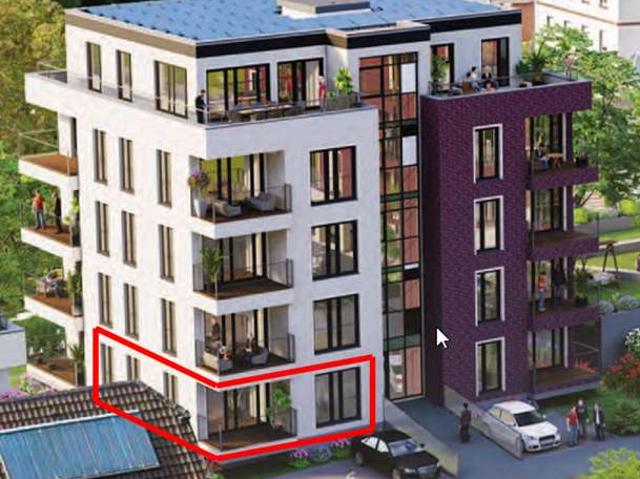 Neubau Erstbezug ab Feb. 2027: Rollstuhl gerechte 3 Zimmer Wohnung mit Balkon & Gäste WC