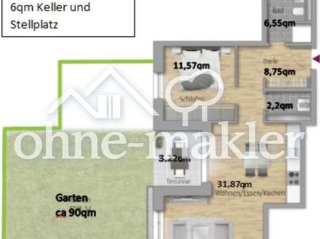Neubau Erstbezug | ca.90qm Großer Garten | KfW 40 QNG | Maintal Dörnigheim | Top Anbindung