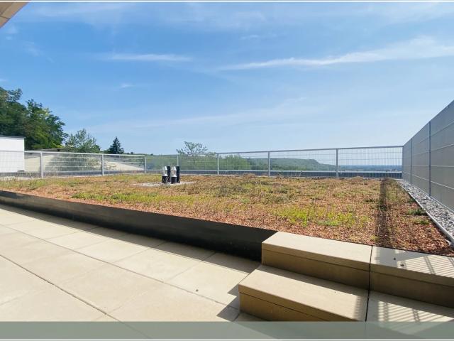 Neubau Erstbezug Drei Zimmer Terrassenwohnung mit Fernblick