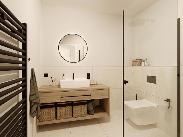 Neubau Erstbezug  Exklusives und hochwertig ausgestattetes 1 Zi. Terrassen Appartement in Haus B