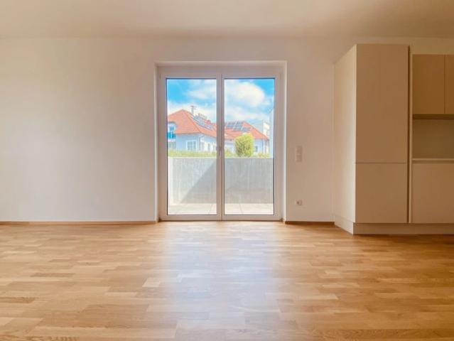 Neubau Erstbezug Gemütliche Drei Zimmer Wohnung mit Balkon und Grünblick