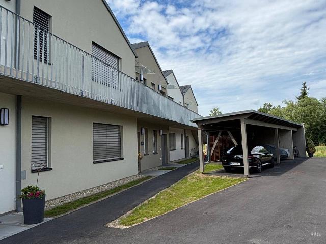 Neubau Erstbezug in Bad Radkersburg: hochwertige 3 Zimmer Neubauwohnung mit Küche, Balkon, Carport und Klimaanlage