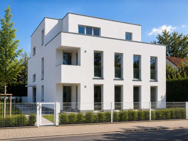 Neubau Erstbezug 2 Zi mit Terrasse & Garten | 47 qm, geringe NK, Wärmepumpe, PV Mieterstrom, EBK, A