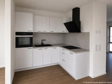 Neubau Erstbezug! 2 Zimmer Obergeschosswohnung mit gehobener Ausstattung in Bürgerfelde