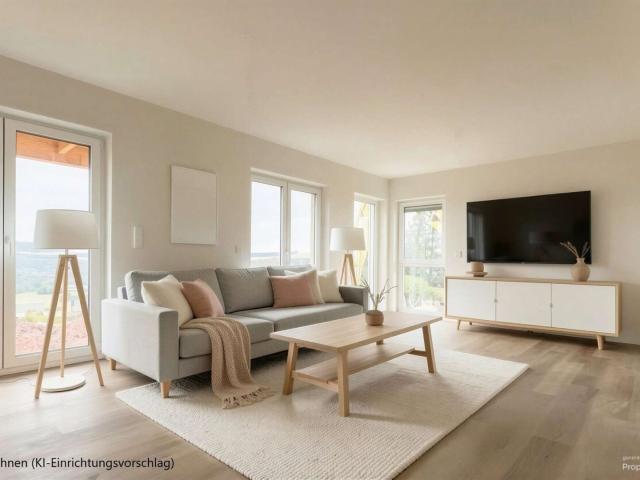Neubau Erstbezug, 2 Zimmer Wohnung, ruhig und naturnah wohnen in Korlingen