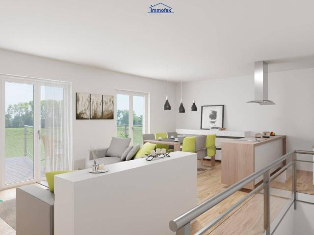 NEUBAU Erstbezug: 3 Zimmer Maisonette mit 2 Terrassen